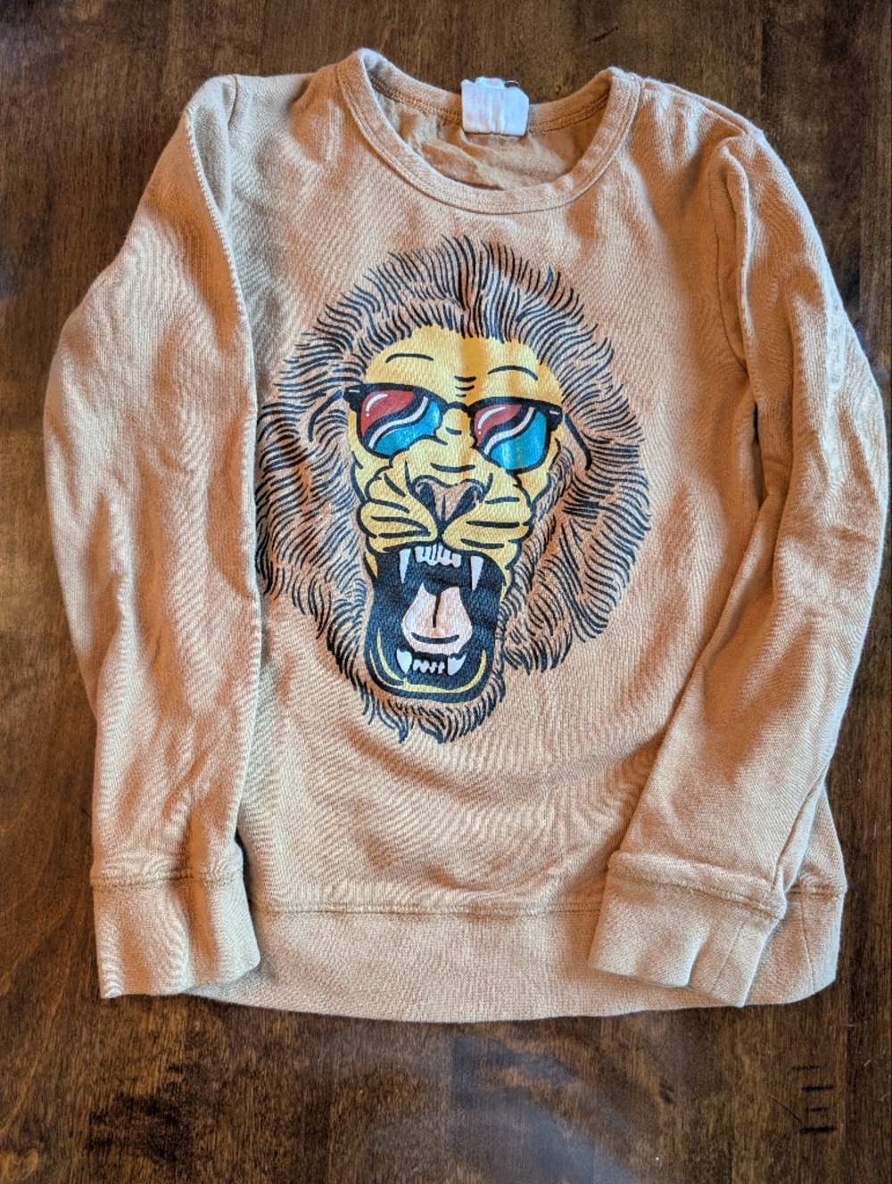 Cotton On Kids Lion Pullover Sweatshirt/ Size 6 Years